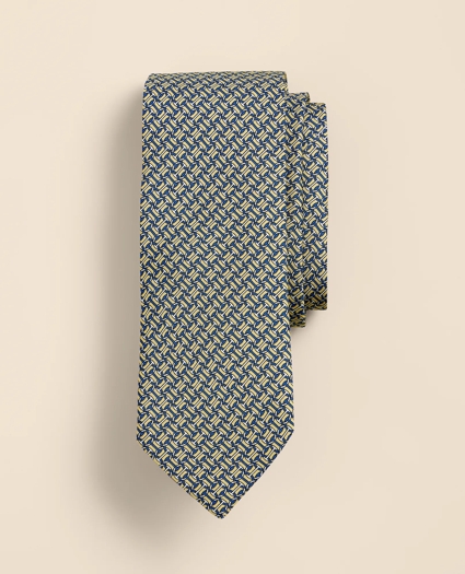 Silk Circle Link Tie