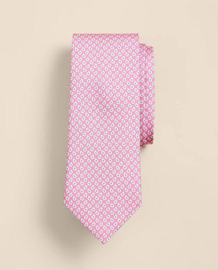 Silk Pine Foulard Tie