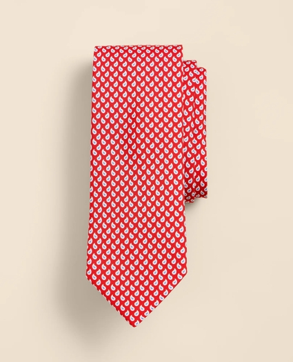 Silk Pine Foulard Tie