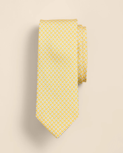 Silk Pine Foulard Tie