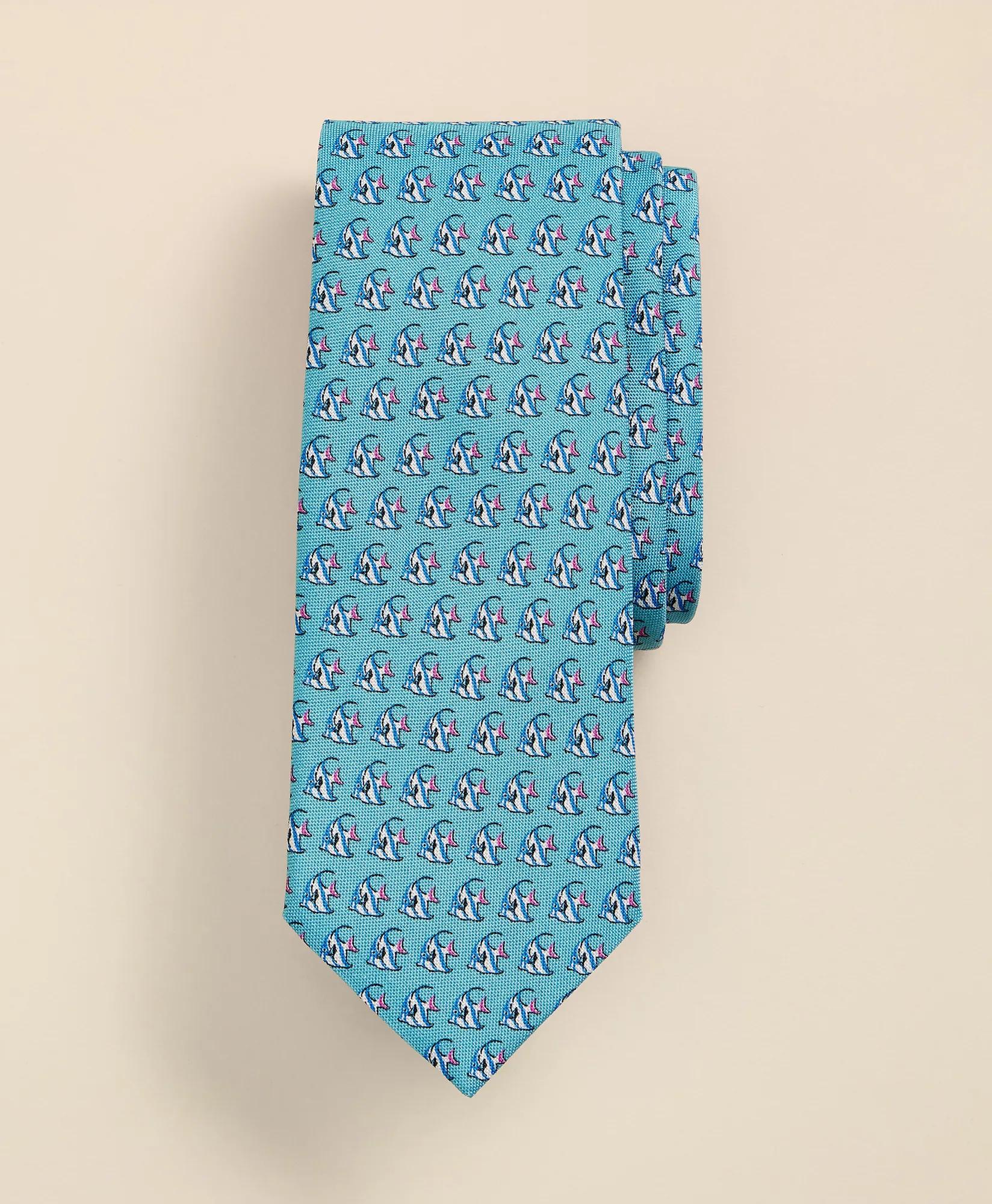 Silk-Cotton Angelfish Tie, image 1