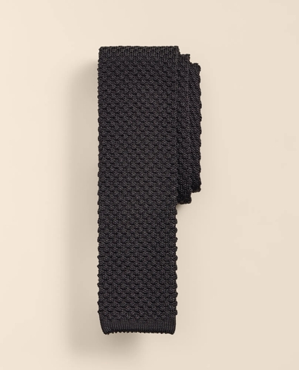 Silk Textured Knit Tie