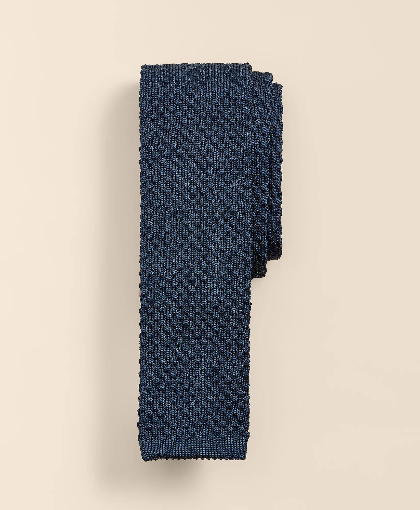 Silk Textured Knit Tie, image 1