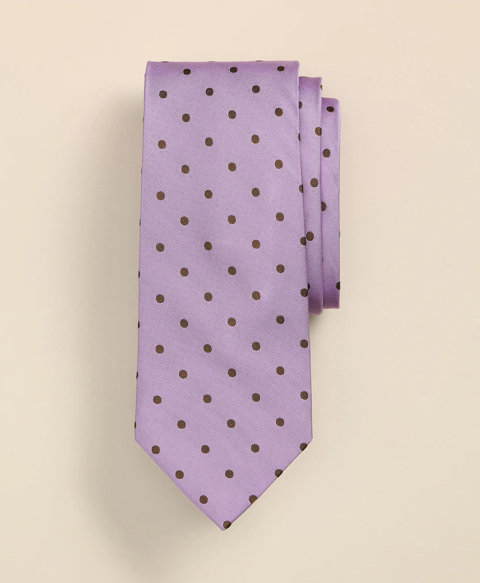Silk-Cotton Dot Tie, image 1