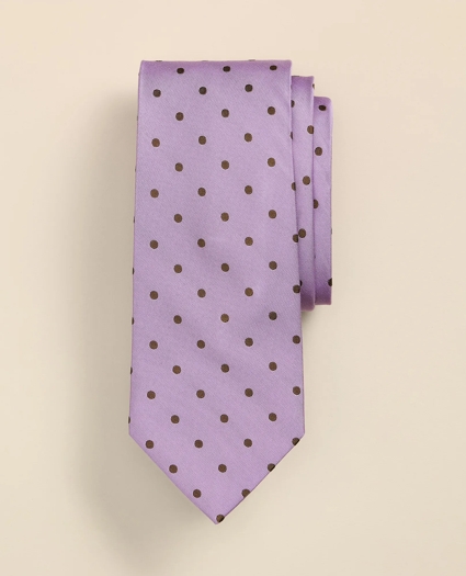 Silk-Cotton Dot Tie