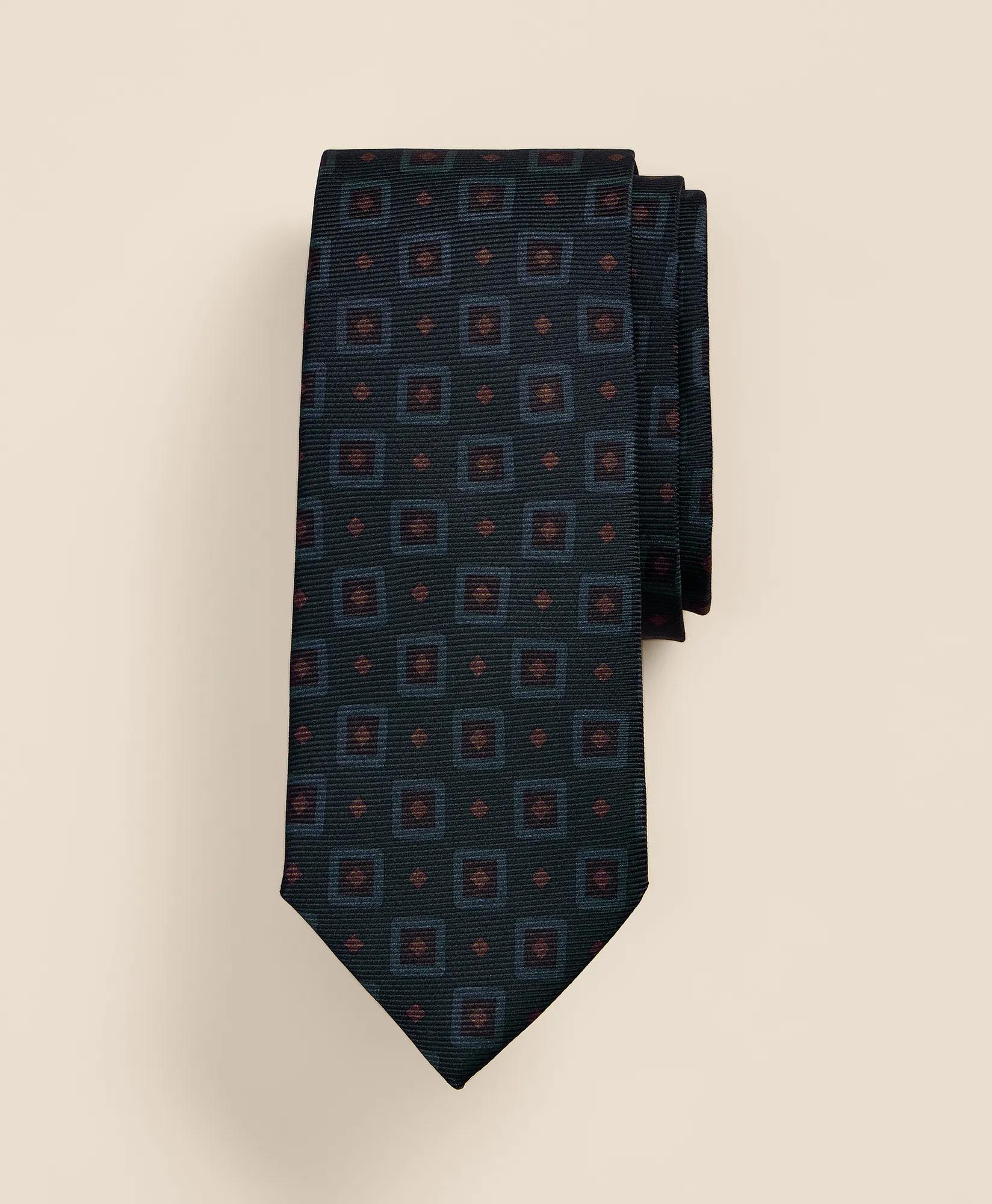 Silk Geometric Tie, image 1