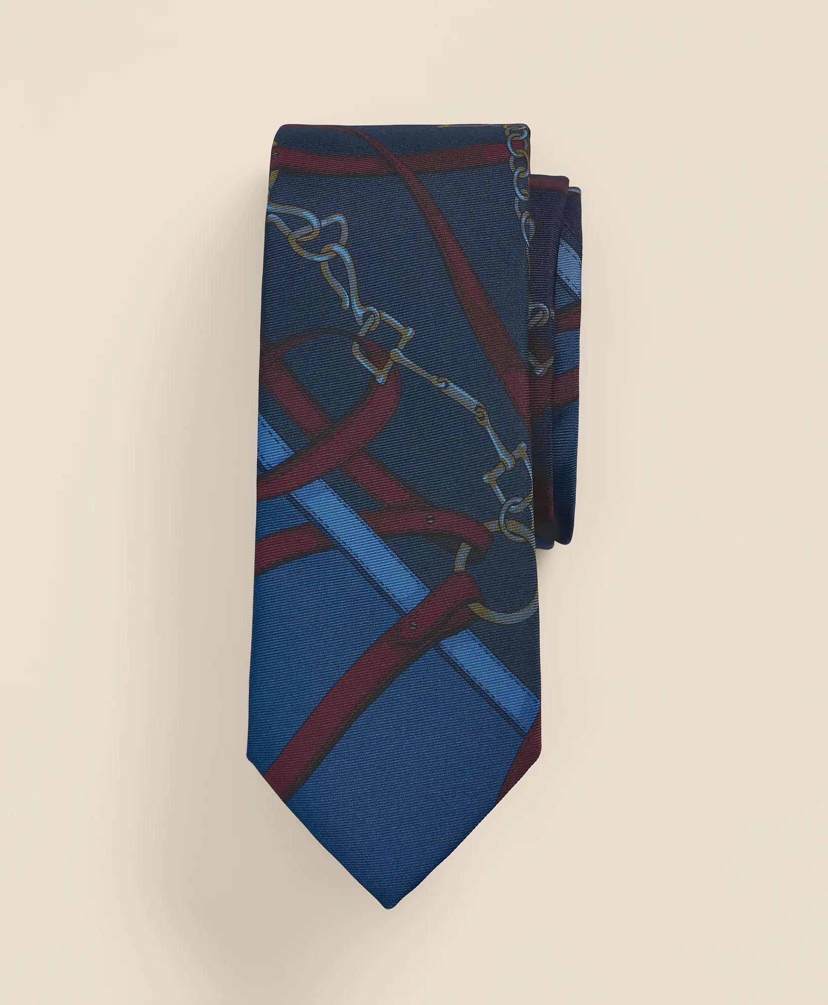 Silk Equestrian Tie, image 1