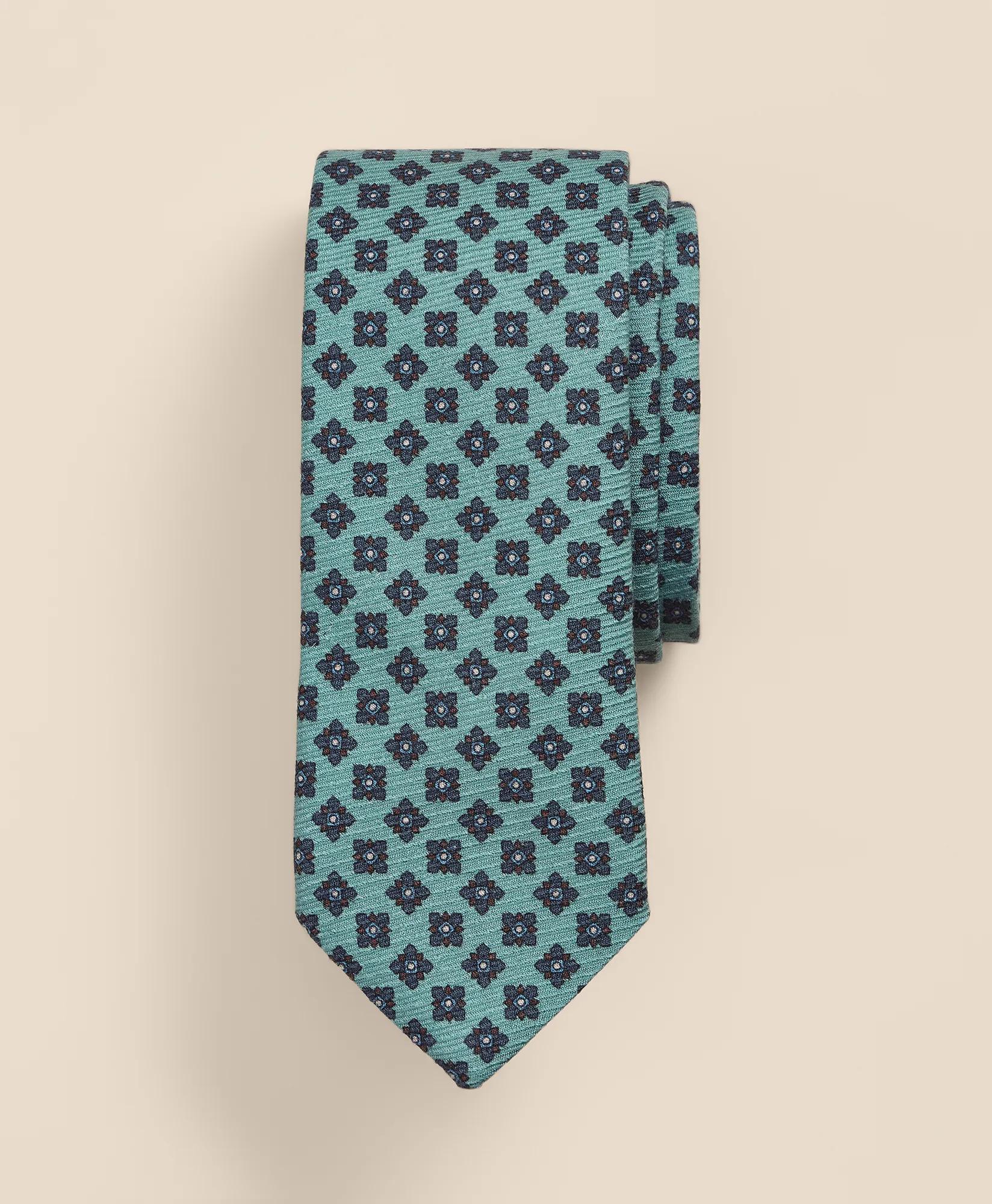 Wool-Blend Flower Tie, image 1