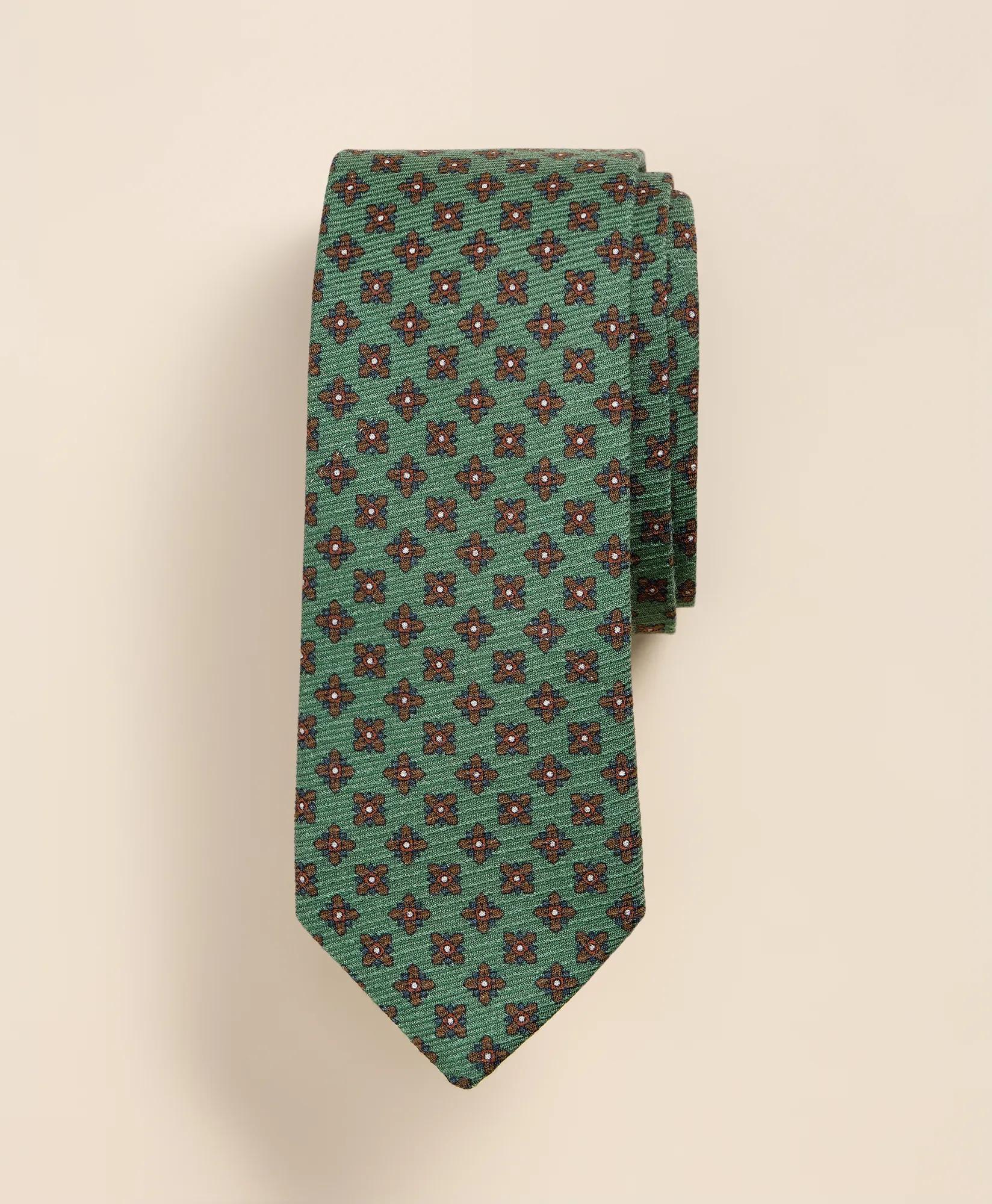 Wool-Blend Flower Tie, image 1