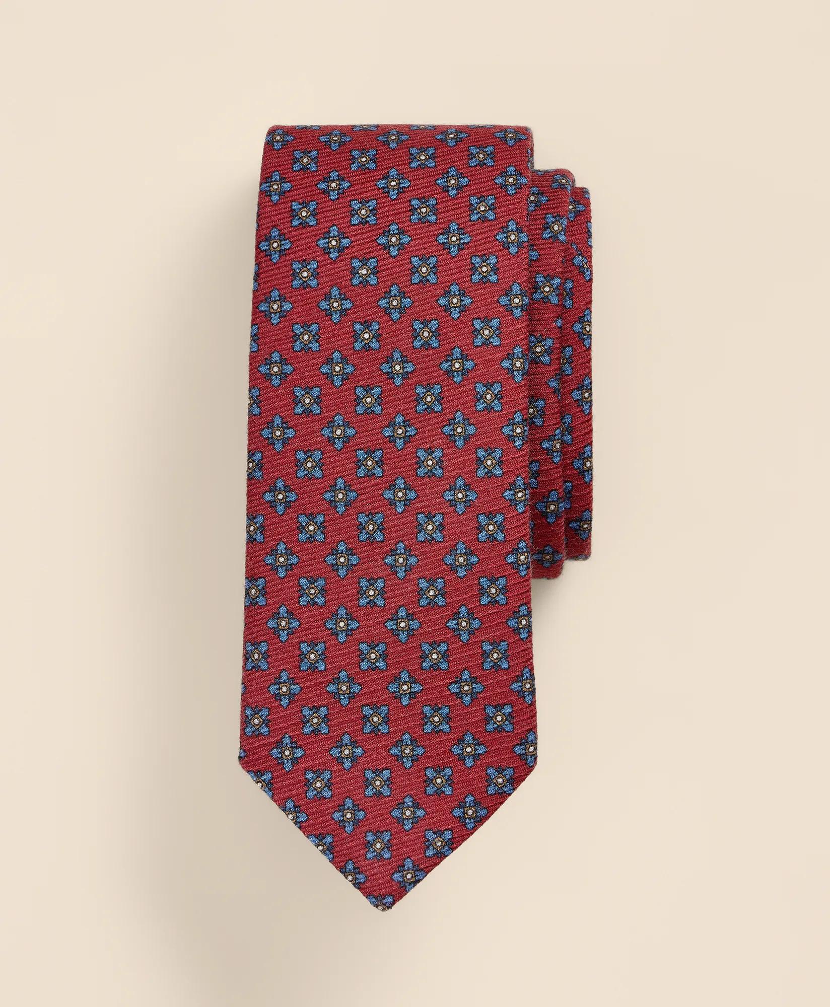 Wool-Blend Flower Tie, image 1
