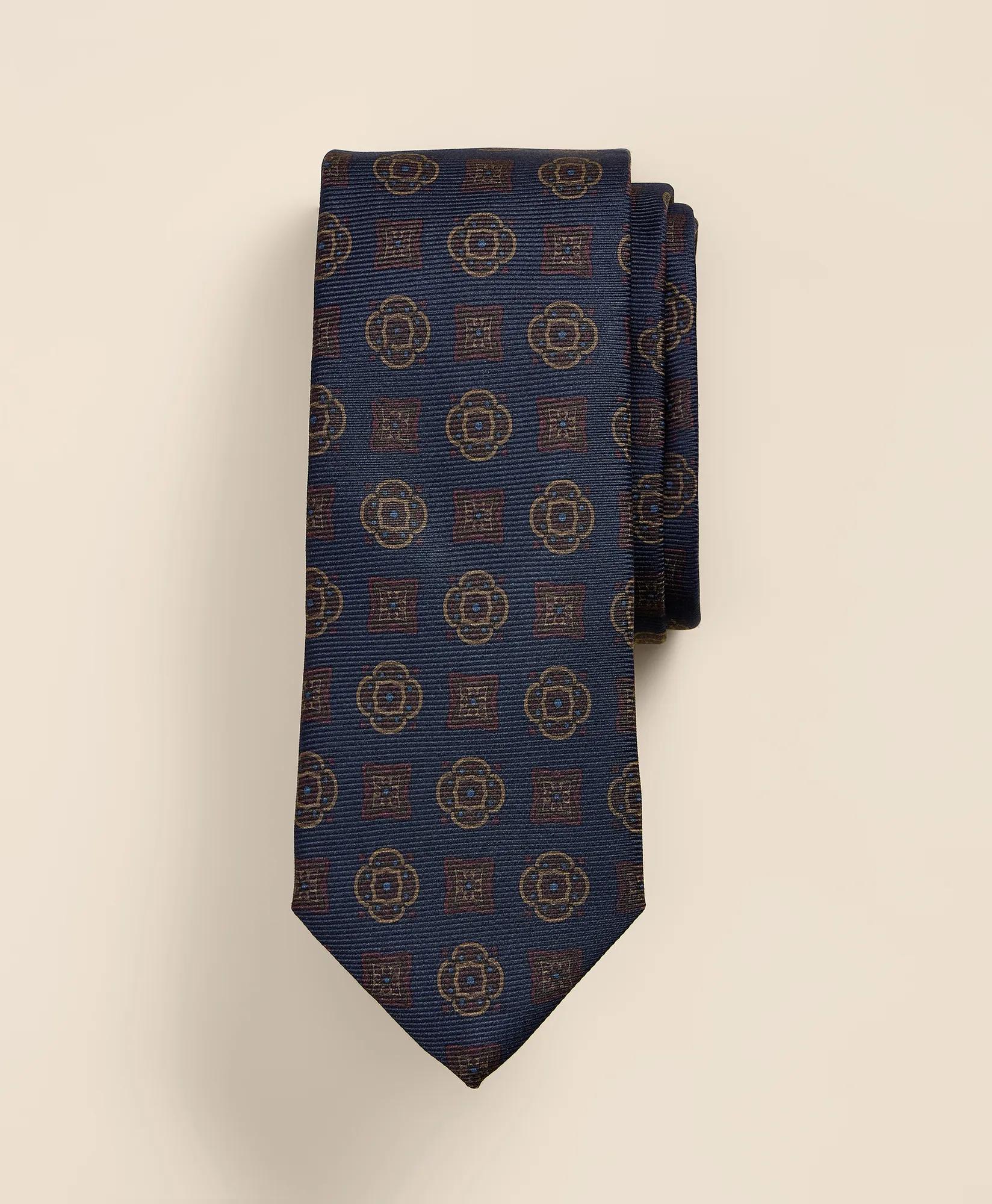 Silk Foulard Tie, image 1