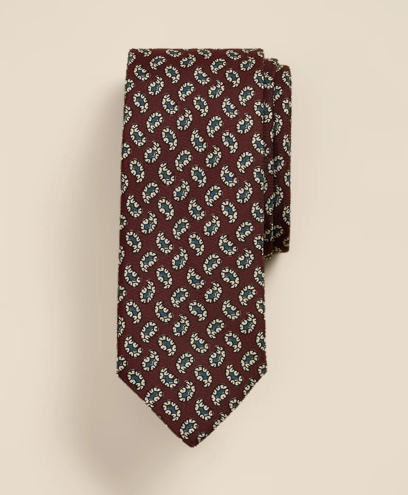 Silk Paisley Tie, image 1