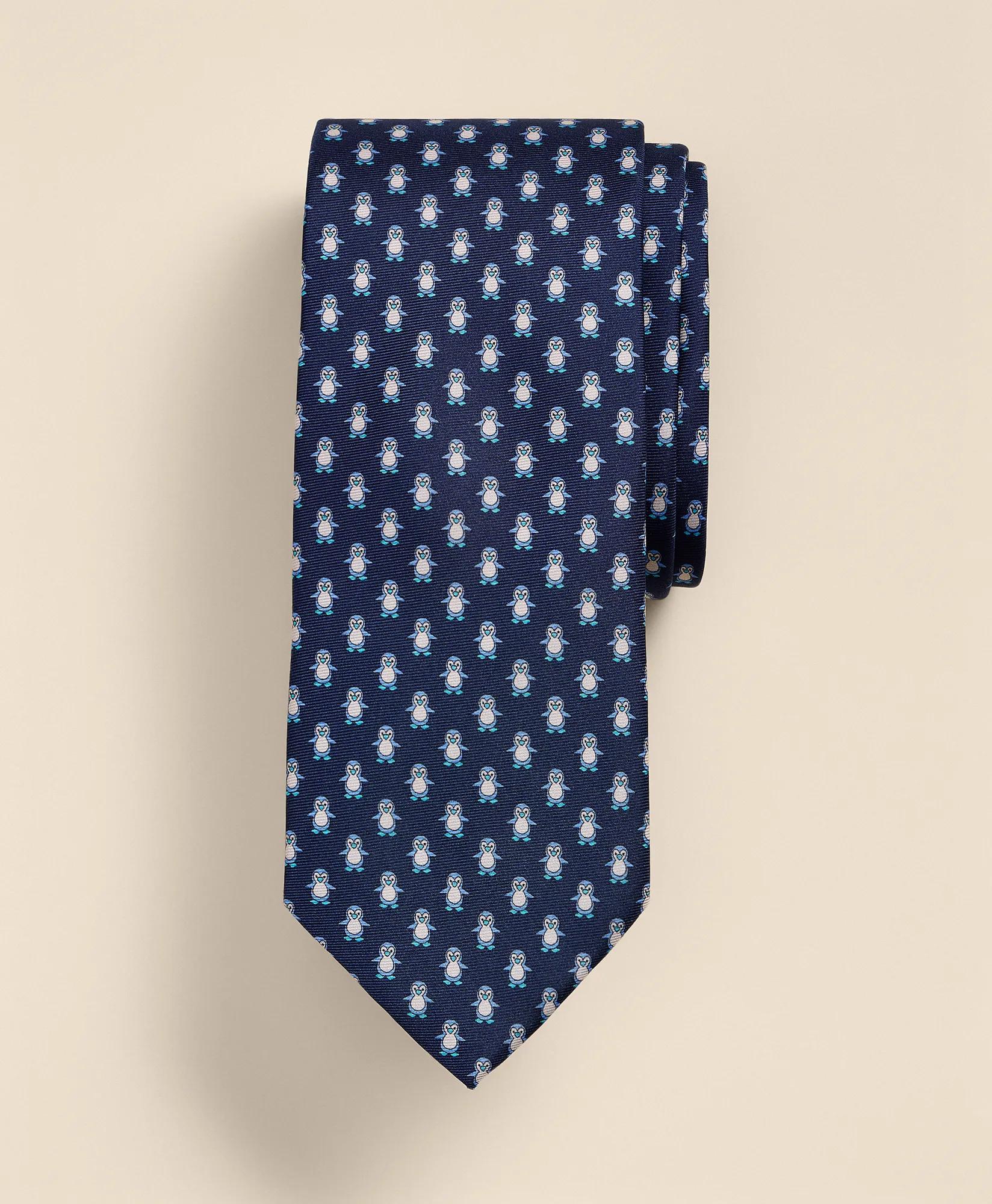 Silk Penguin Tie, image 1