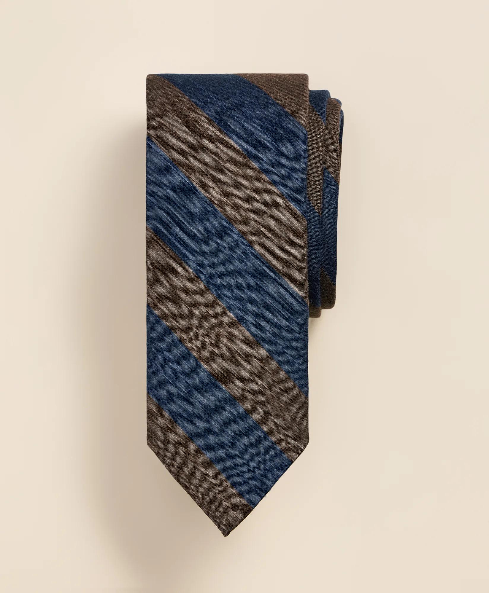 Silk Striped Tie, image 1