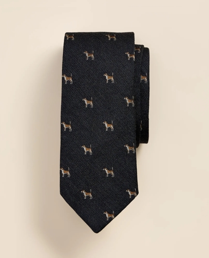 Silk-Wool Bloodhound Tie