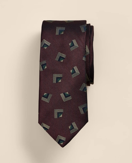 Silk Geometric Tie
