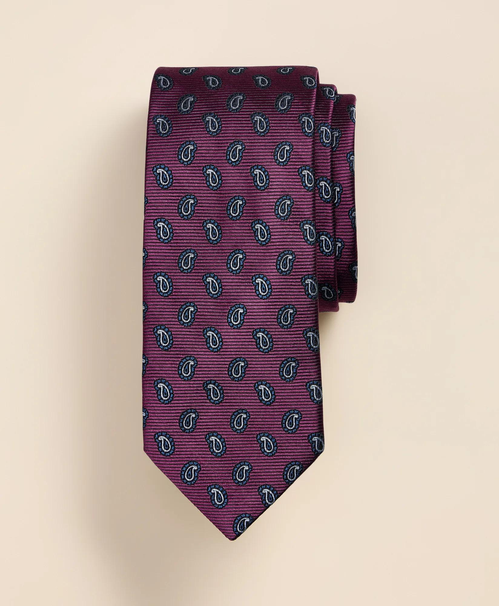Silk Paisley Tie, image 1