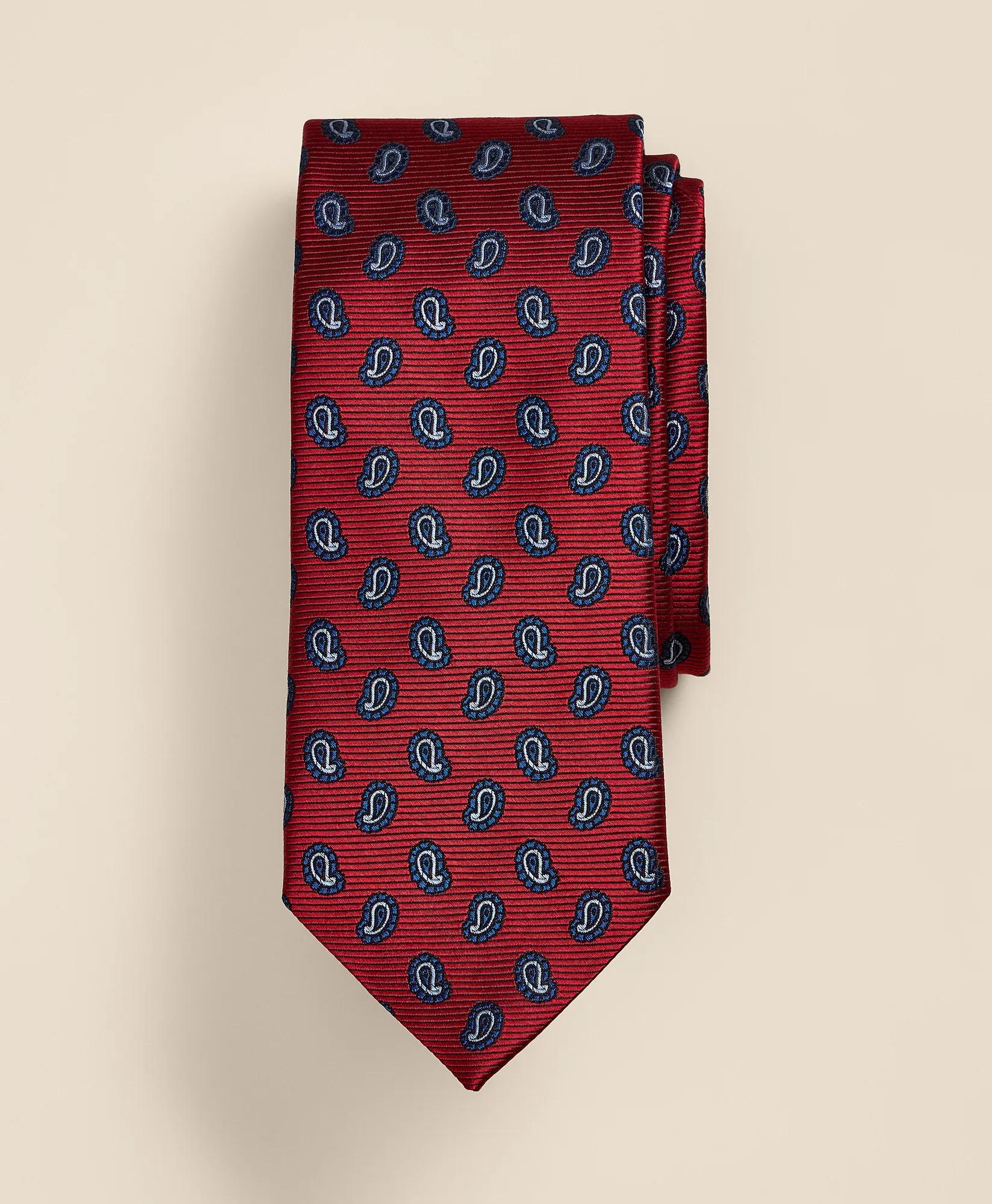 Silk Paisley Tie, image 1