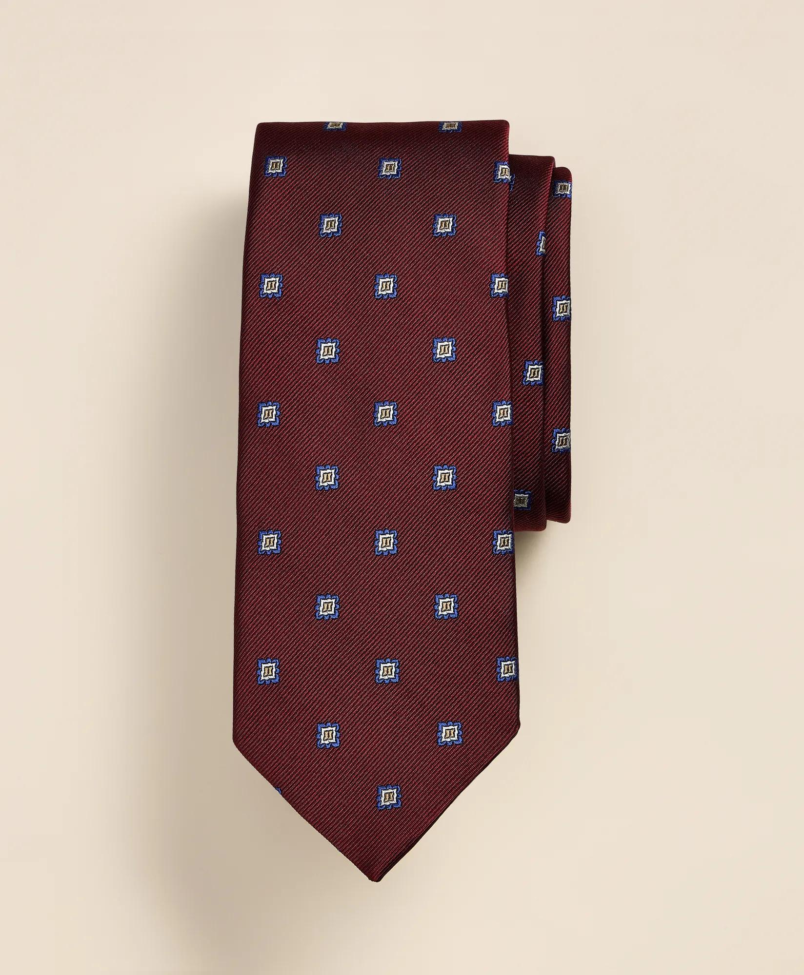 Silk Foulard Tie, image 1