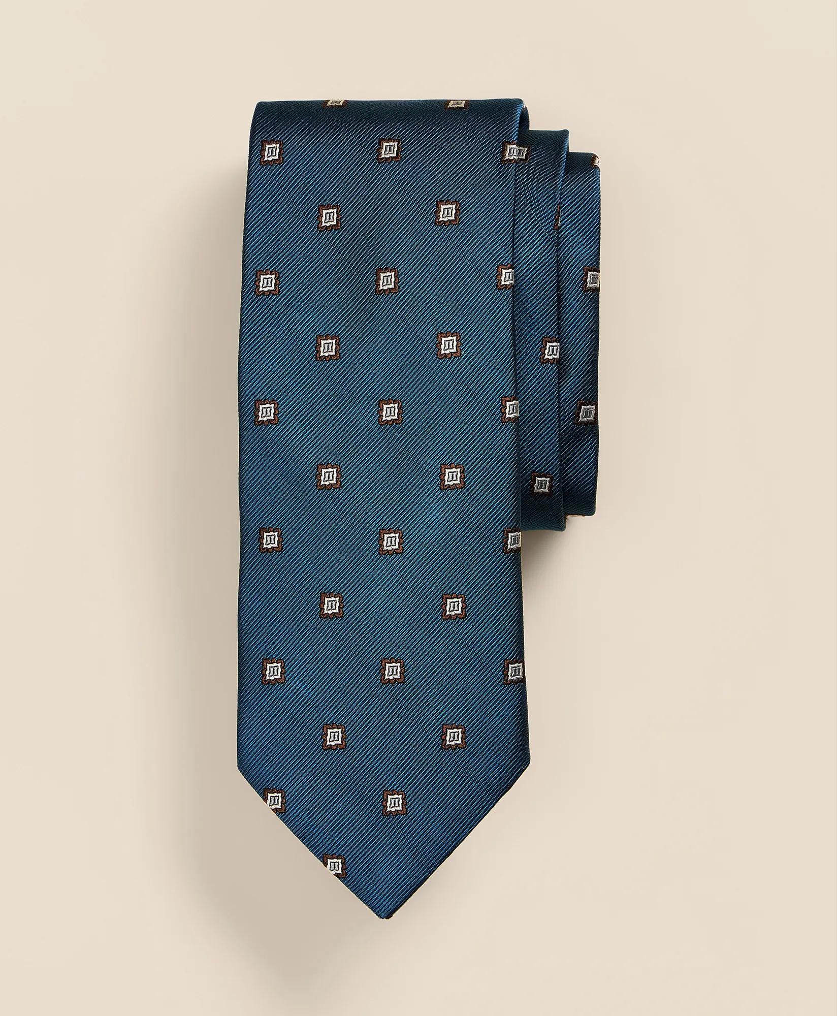 Silk Foulard Tie, image 1