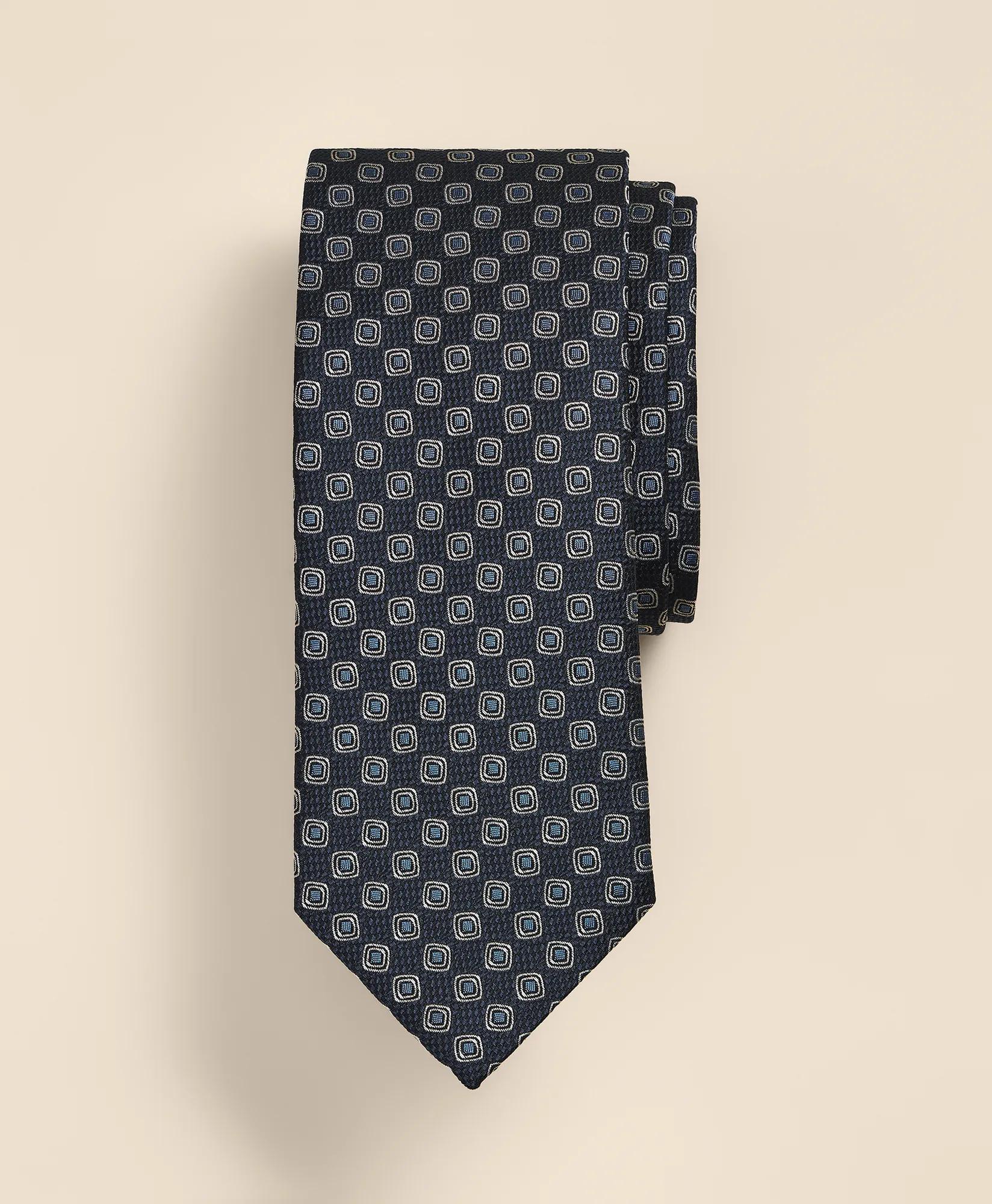 Silk Framed Squares Tie, image 1
