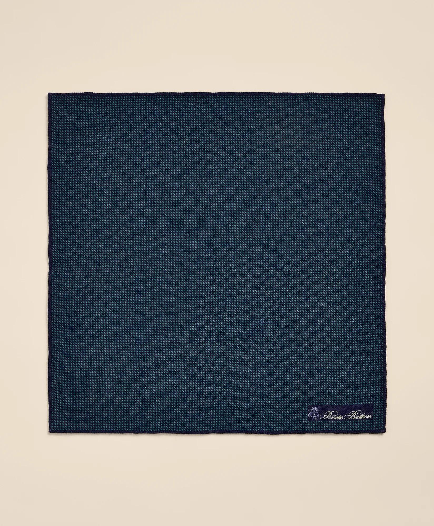 Wool Mini-Dot Pocket Square, image 2