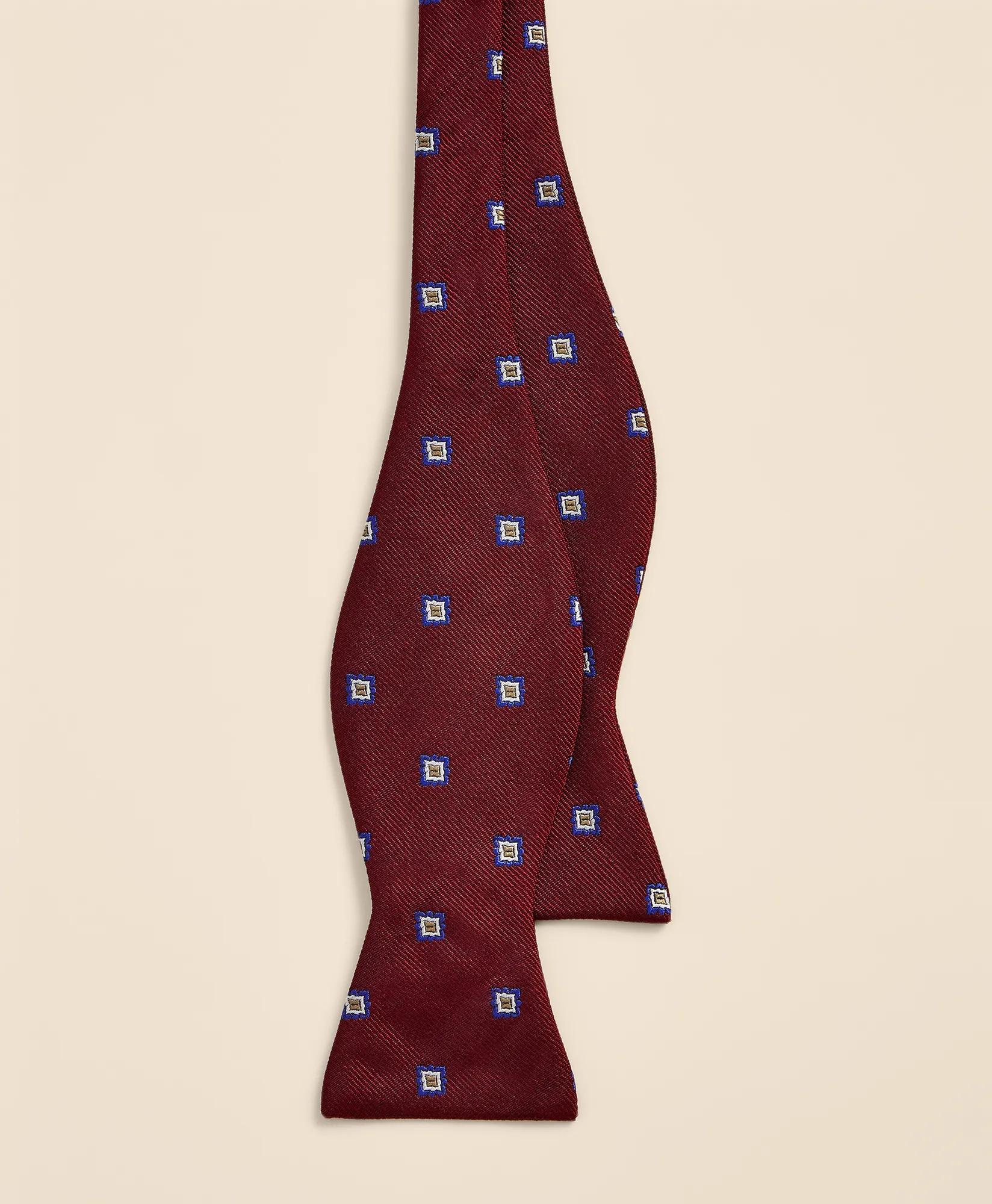 Silk Foulard Bow Tie, image 2