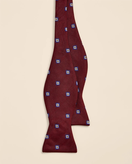 Silk Foulard Bow Tie, image 2