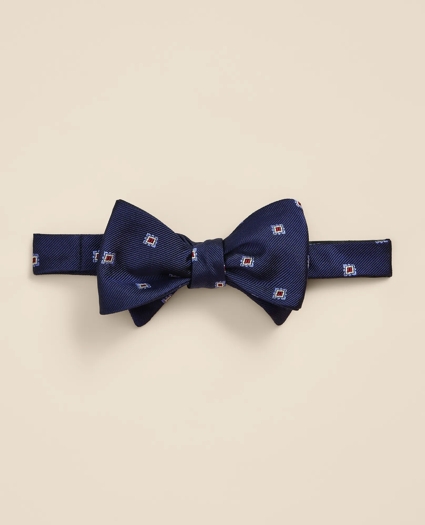 Silk Foulard Bow Tie, image 1