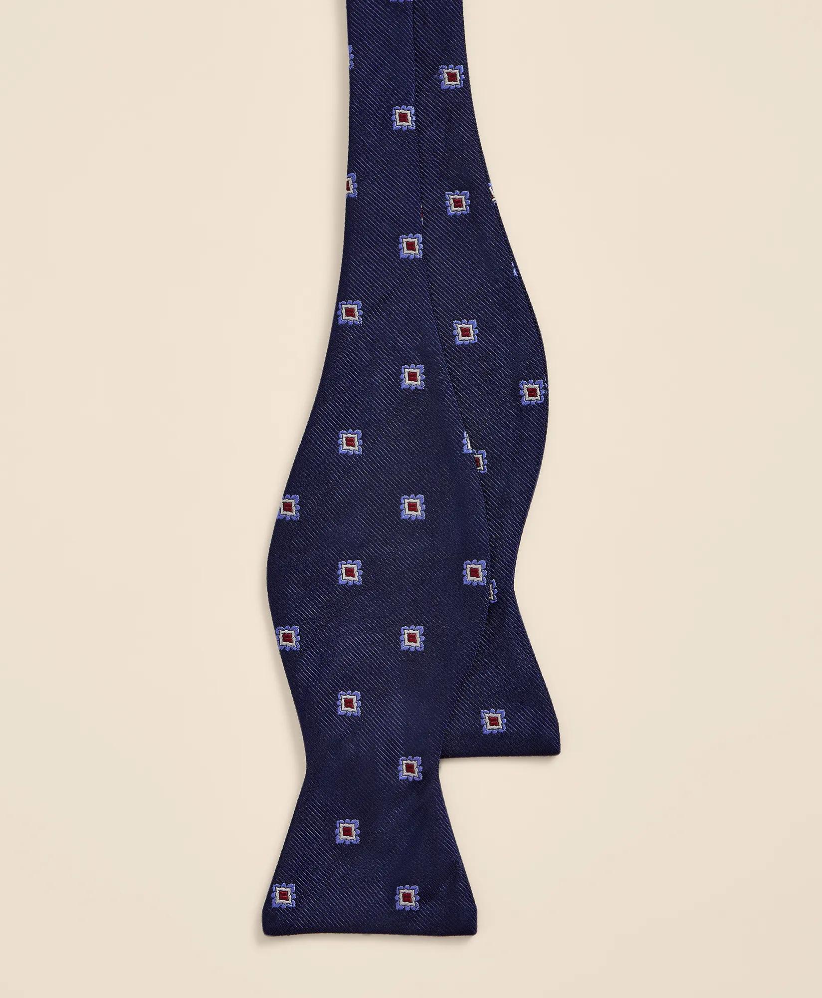 Silk Foulard Bow Tie, image 2