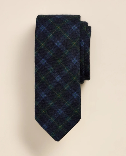Wool Plaid Tie