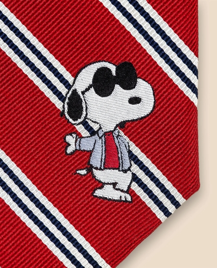 Brooks Brothers x PEANUTS Silk Mini BB#1 Rep Stripe Tie, image 3
