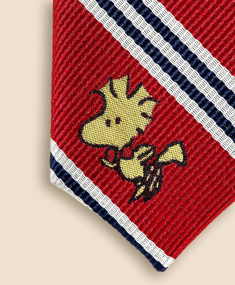 Brooks Brothers x PEANUTS Silk Mini BB#1 Rep Stripe Tie, image 4