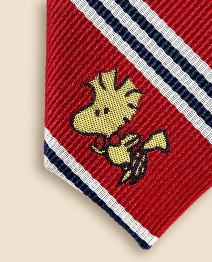 Brooks Brothers x PEANUTS Silk Mini BB#1 Rep Stripe Tie, image 4
