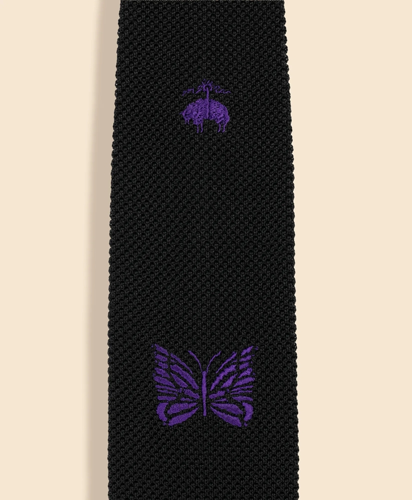 Brooks Brothers x NEEDLES Silk GF Papillon Knit Tie, image 3