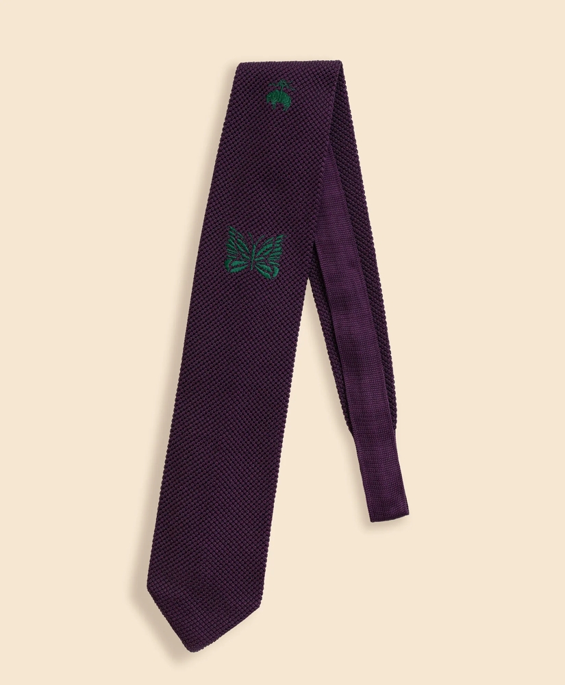 Brooks Brothers x NEEDLES Silk GF Papillon Knit Tie, image 1