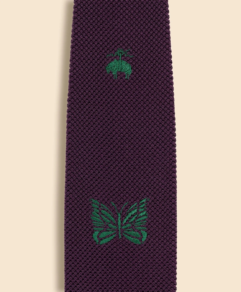 Brooks Brothers x NEEDLES Silk GF Papillon Knit Tie, image 3