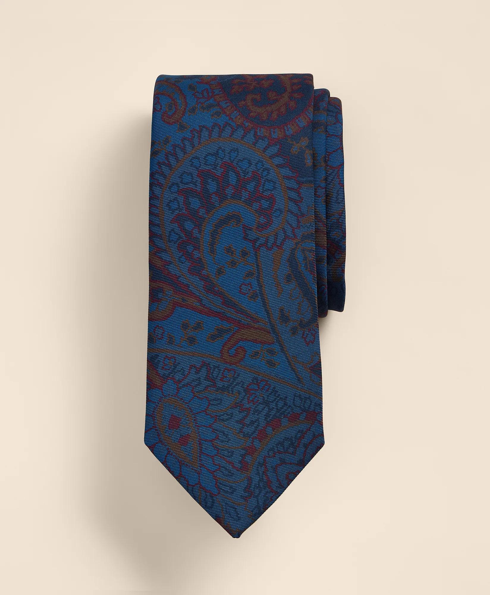 Silk Paisley Tie, image 1