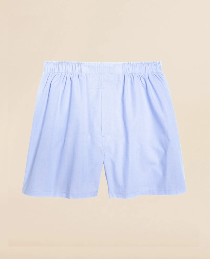Cotton Broadcloth End-on-End Boxers, image 1