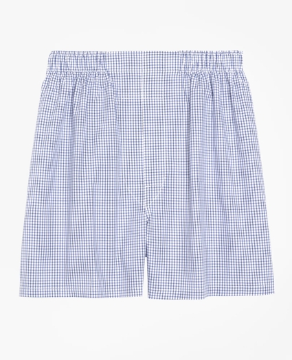 Slim Fit Small Check Boxers, image 1