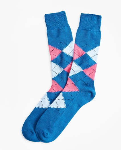 Argyle Crew Socks