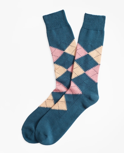 Argyle Crew Socks
