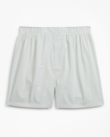 Traditional Fit Grid Check Boxers