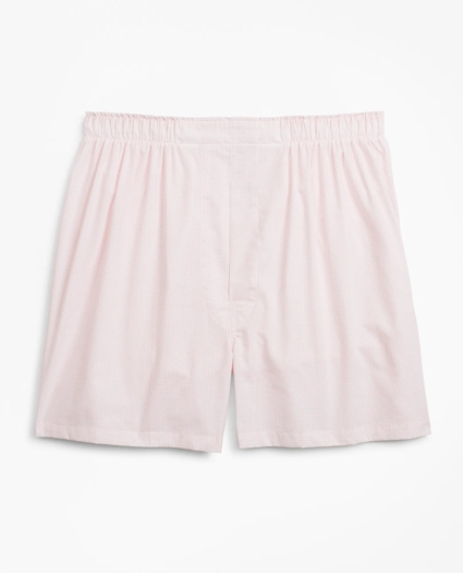 Traditional Fit Grid Check Boxers