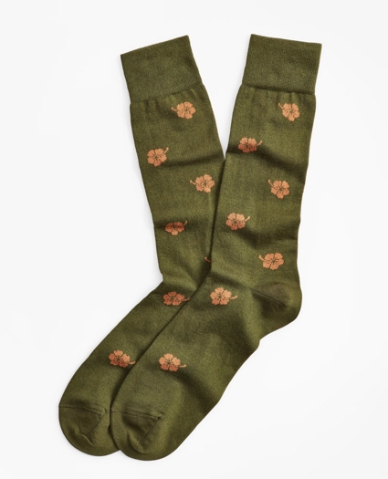Hibiscus Crew Socks