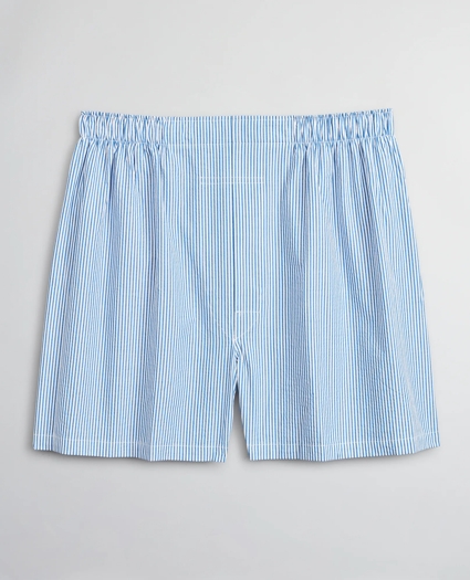 Traditional Fit Seersucker Stripe Boxers