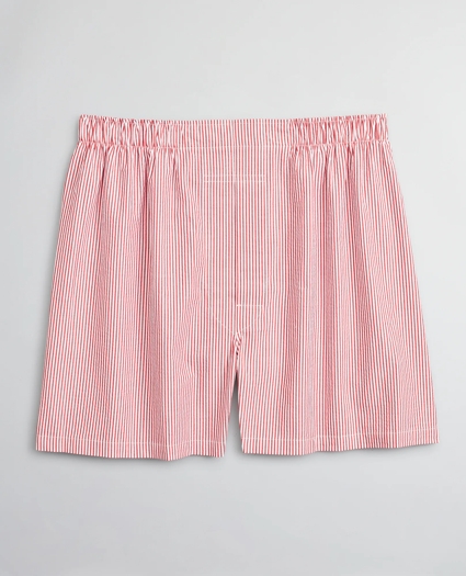 Traditional Fit Seersucker Stripe Boxers