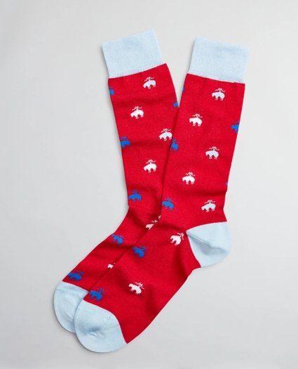 Patriotic Fleece Crew Socks