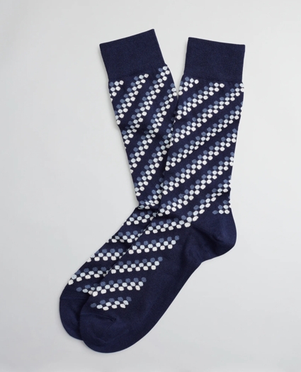 Multi-Dot Crew Socks