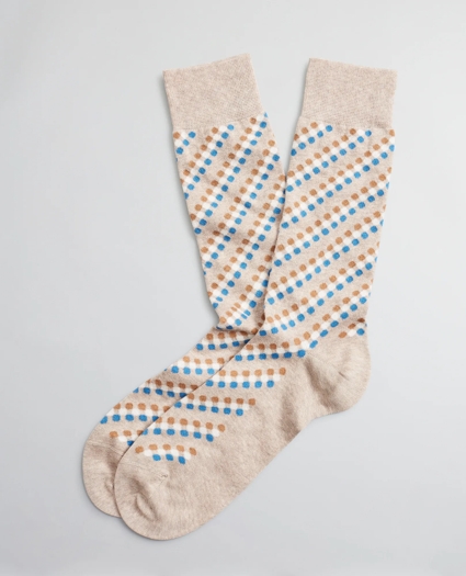 Multi-Dot Crew Socks